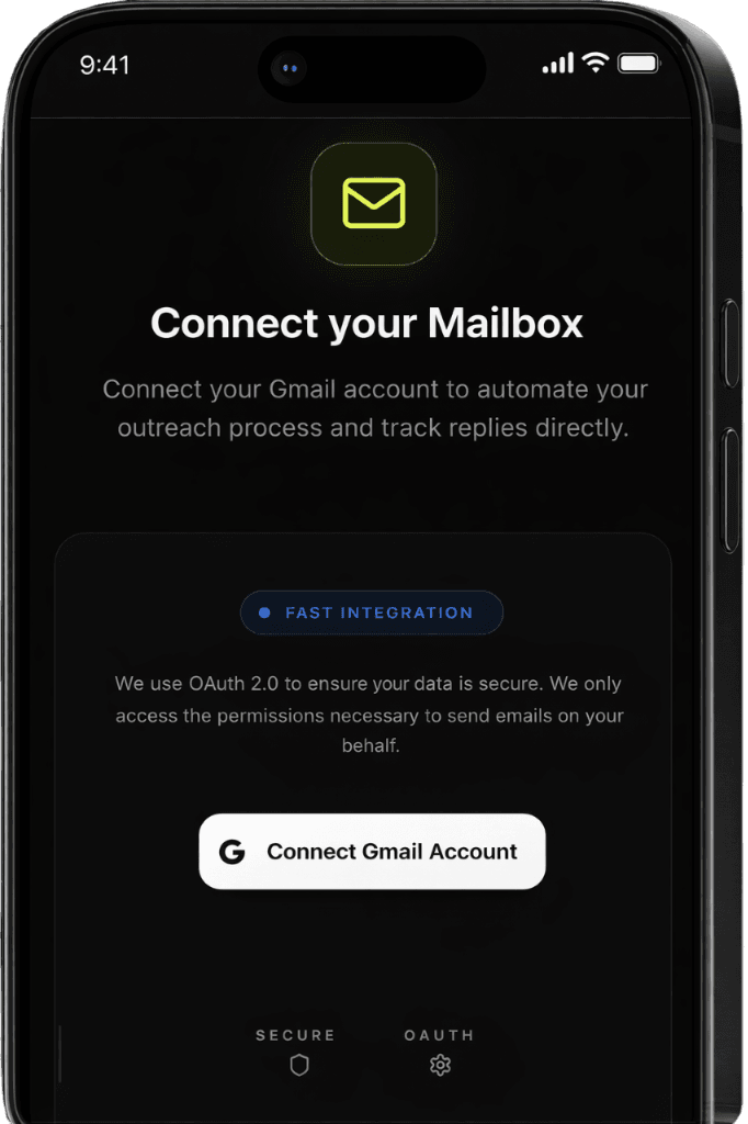Gmail Integration Mockup